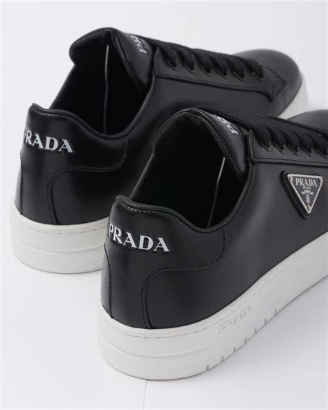 prada black and white sneakers